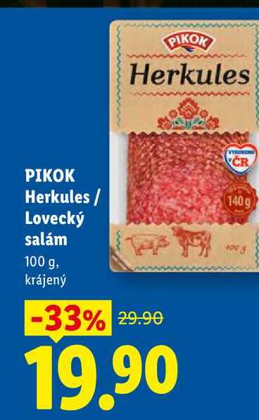 PIKOK Herkules/Lovecký salám, 100g