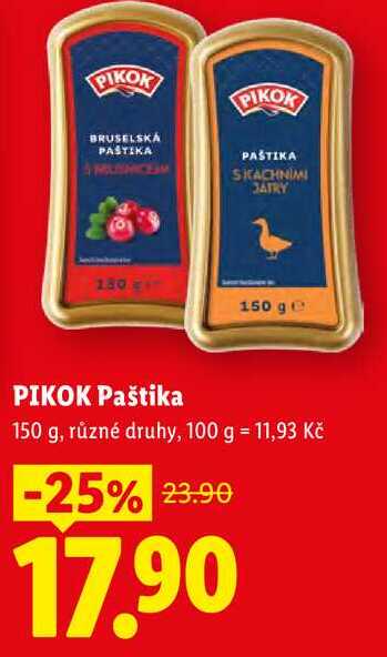 PIKOK Paštika, 150 g