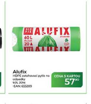 Alufix HDPE zatahovací pytle na odpadky 60L 201 