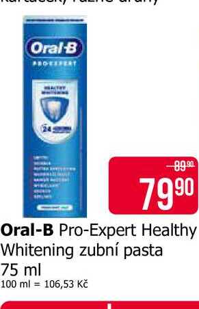 Oral-B Pro-Expert Healthy Whitening zubní pasta 75 ml