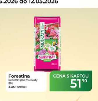 Forestina substrat pro muskaty 201 