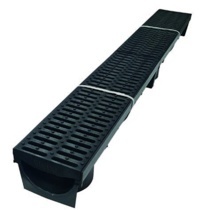 ODVODŇOVACÍ ŽLAB TWISTER S PLASTOVOU MŘÍŽKOU 13 X 9,5 X 100 CM