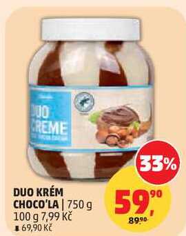 DUO KRÉM CHOCO'LA, 750g