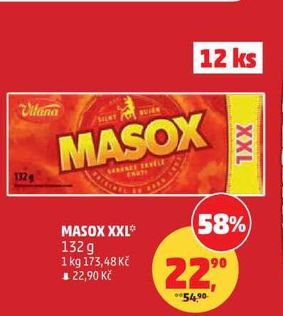 MASOX XXL, 132 g , 12 ks 