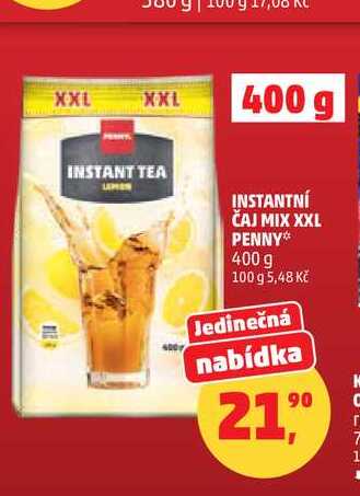 INSTANTNÍ ČAJ MIX XXL PENNY, 400 g 