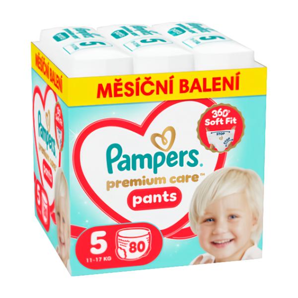 Pampers Premium Plenkové kalhotky Monthly Box, vel. 5 (11-17 kg)