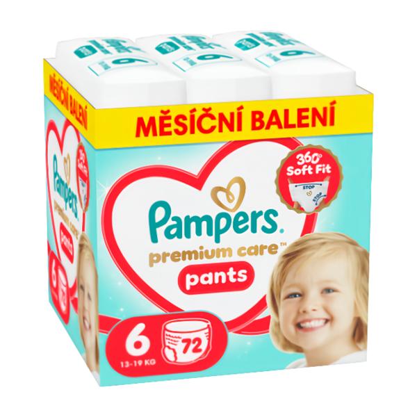 Pampers Premium Plenkové kalhotky Monthly Box, vel. 6 (13-19 kg)
