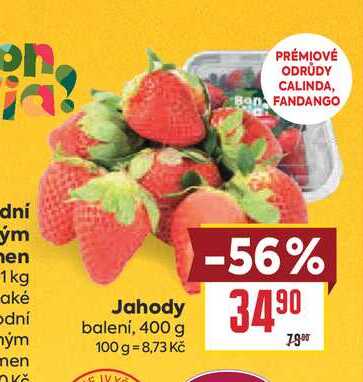Jahody balení, 400 g 