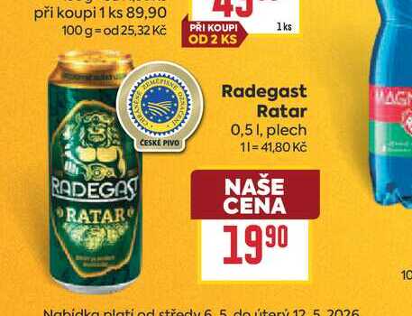 Radegast Ratar 0,51, plech 