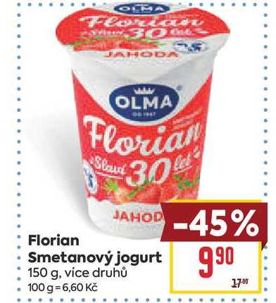 Florian Smetanový jogurt 150 g