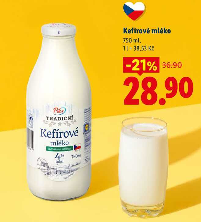 Kefírové mléko, 750 ml  