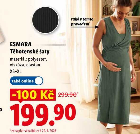 ESMARA Těhotenské šaty  