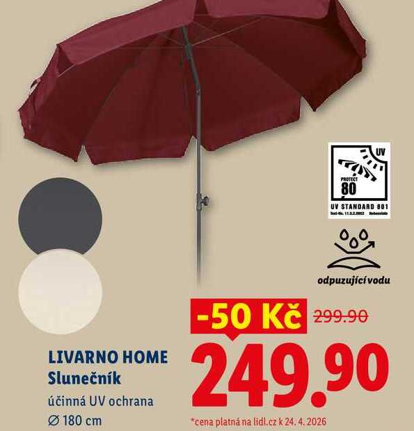 LIVARNO HOME Slunečník 