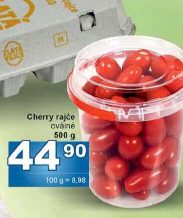 Cherry rajče oválné 500 g 