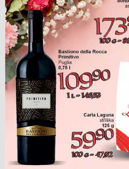 Bastiono della Rocca Primitivo Puglia 0,75l