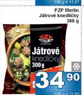 PZP Merlin Játrové knedlíčky 300 g 