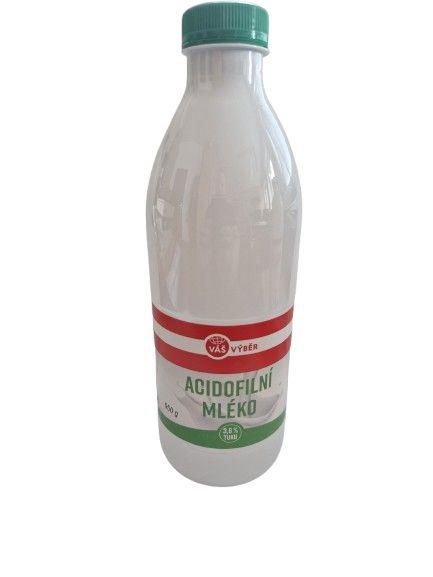 VÁŠ VÝBĚR Acidofilní mléko, 950 g