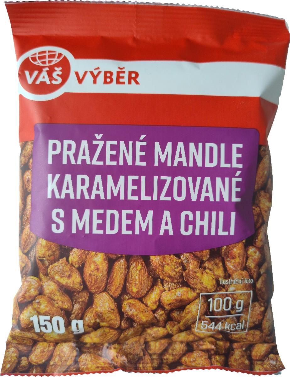 VÁŠ VÝBĚR Mandle s medem a chili, 150 g