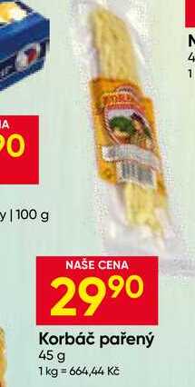 Korbáč pařený 45 g
