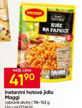 Maggi Instantní hotové jídlo 118-153 g