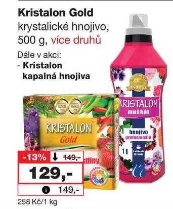 Kristalon Gold krystalické hnojivo, 500 g