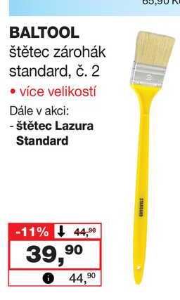 BALTOOL štětec zárohák standard, č. 2