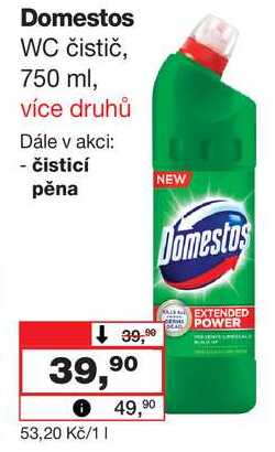 Domestos WC čistič, 750 ml