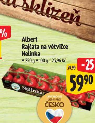  Albert Rajčata na větvičce Nelinka 250 g 