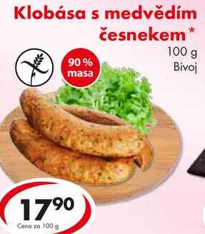Klobása s medvědím česnekem, 100 g    