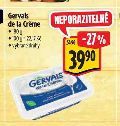 Gervais de la Crème  180 g  