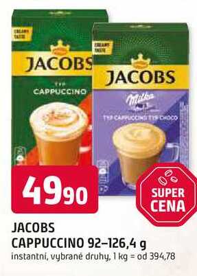 JACOBS CAPPUCCINO 92-126,4 g 