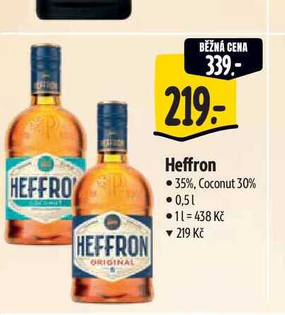   Heffron 35%, Coconut 30% 0,5 l
