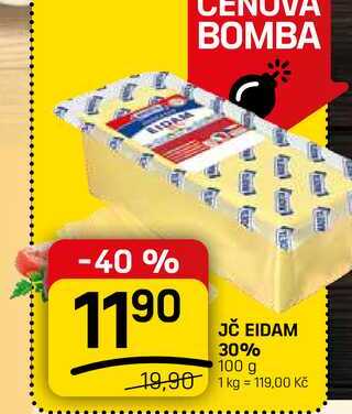 JČ EIDAM 30% 100 g 