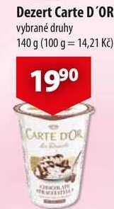 Dezert Carte D'OR, 140 g 