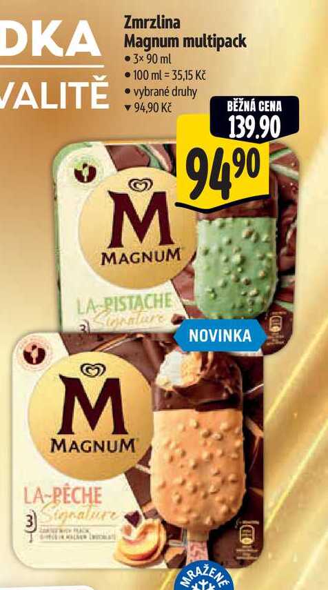 Zmrzlina Magnum multipack 3x 90 ml  