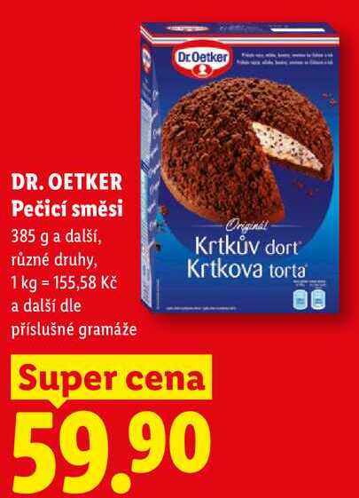 DR. OETKER Pečicí směsi, 385 g a další