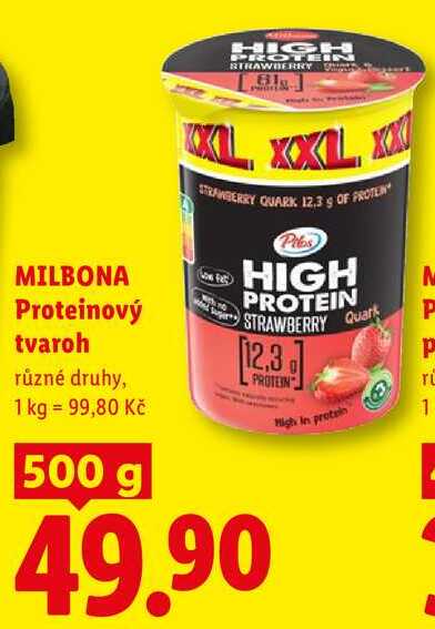 MILBONA Proteinový tvaroh, 500 g