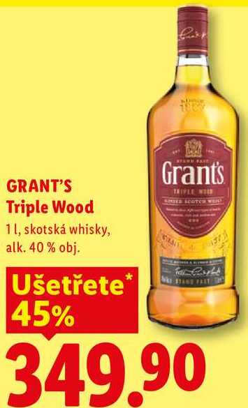 GRANT'S Triple Wood, 1 l