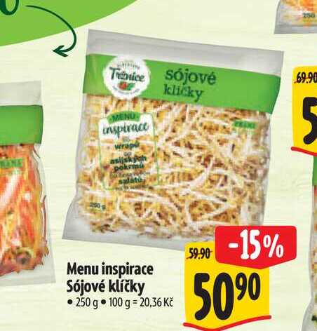  Menu inspirace Sójové klíčky 250 g 