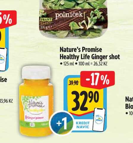 Nature's Promise Healthy Life Ginger shot 125 ml