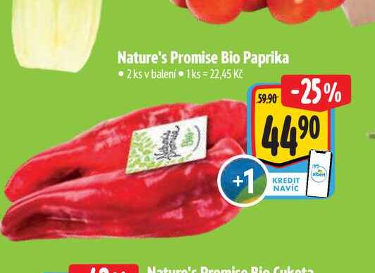 Nature's Promise Bio Paprika  2 ks 