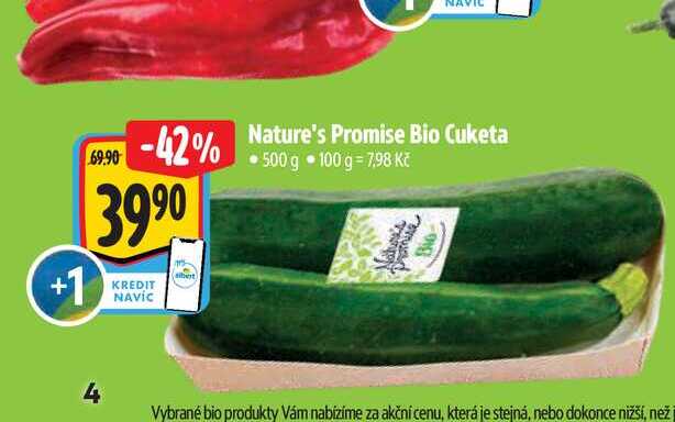   Nature's Promise Bio Cuketa 500 g 