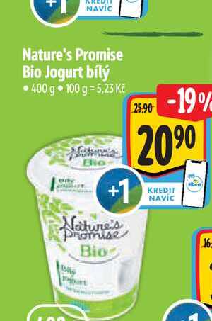   Nature's Promise Bio Jogurt bílý 400 g 