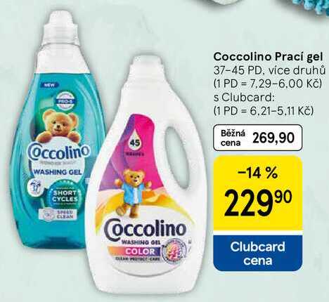 Coccolino Prací gel, 37-45 PD, více druhů  