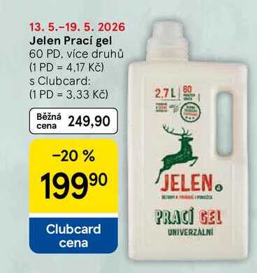Jelen Prací gel, 60 PD 