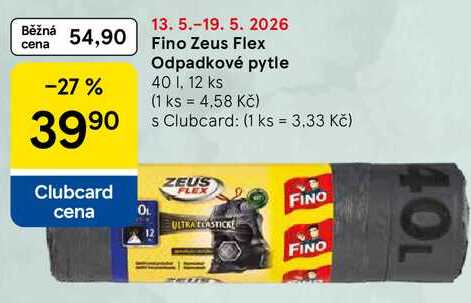 Fino Zeus Flex Odpadkové pytle, 40 I, 12 ks 