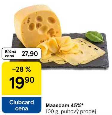 Maasdam 45%, 100 g