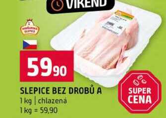 SLEPICE BEZ DROBŮ A 1 kg chlazená 