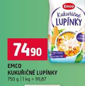 EMCO KUKUŘIČNÉ LUPÍNKY 750 g