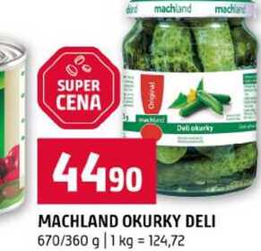 MACHLAND OKURKY DELI 670/360 g